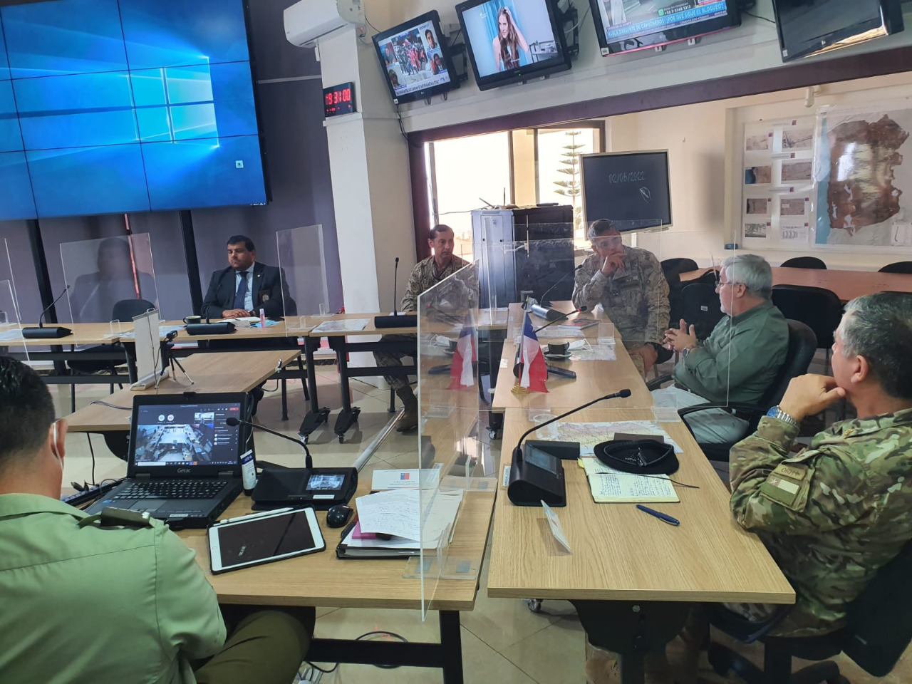 Delegado Presidencial de Tarapacá, Fuerzas Armadas y Orden analizaron