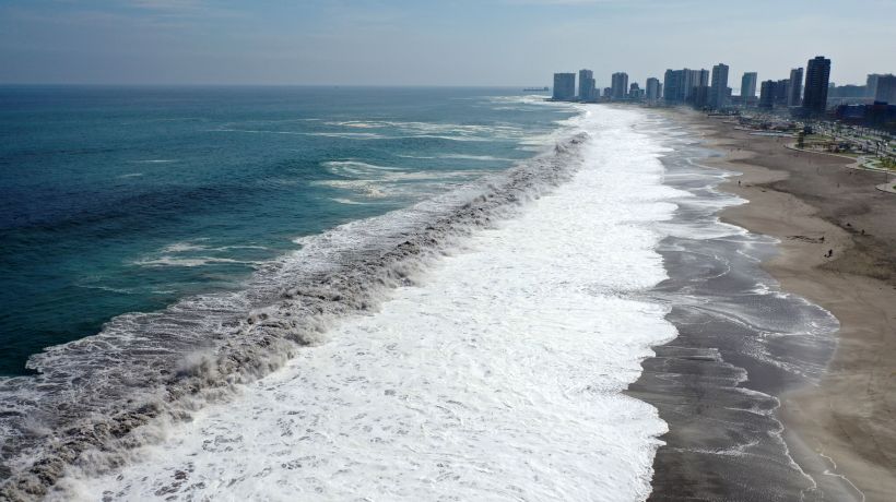 Marejadas en borde costero del país