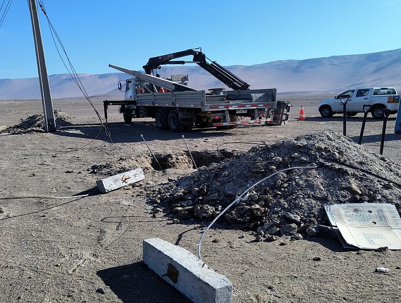 corte de energía en Iquique