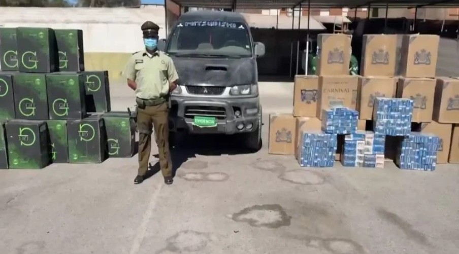 Incautan más de 27 mil cajetillas de cigarrillos de contrabando en fiscalización realizada en Huara