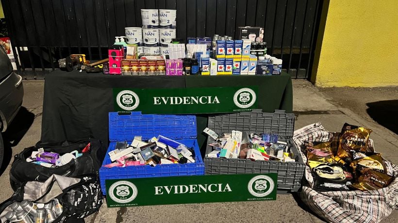 Desarticulan banda proveniente de Temuco tras millonario robo a farmacia en Iquique
