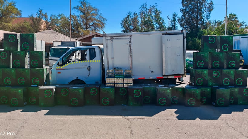 Carabineros decomisa más de 47 mil cajetillas de cigarrillos ilegales en operativo realizado cerca de Huara